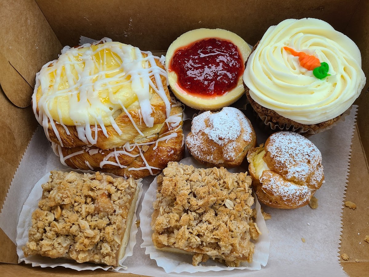 Fresh pastries at The Baker's Bench